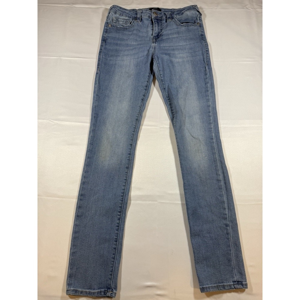 True Religion Stella Mid Rise Skinny Jeans Size 29 light Blue
